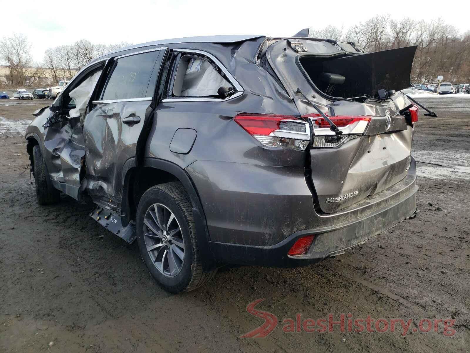 5TDJZRFH8KS618971 2019 TOYOTA HIGHLANDER