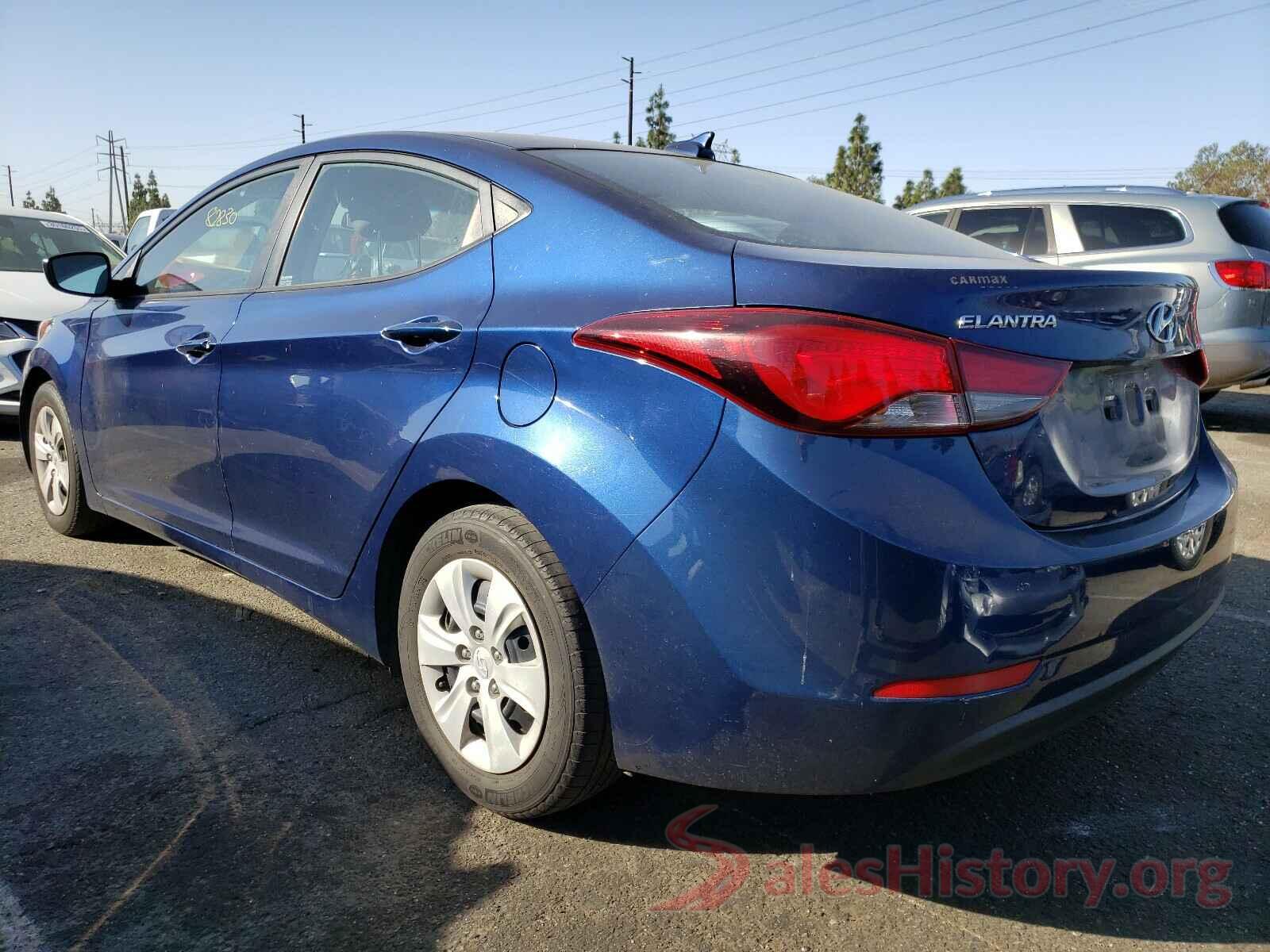 5NPDH4AE4GH702685 2016 HYUNDAI ELANTRA