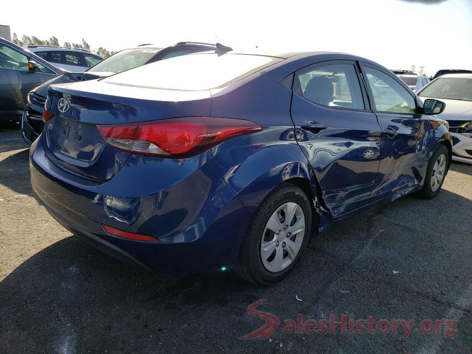 5NPDH4AE4GH702685 2016 HYUNDAI ELANTRA