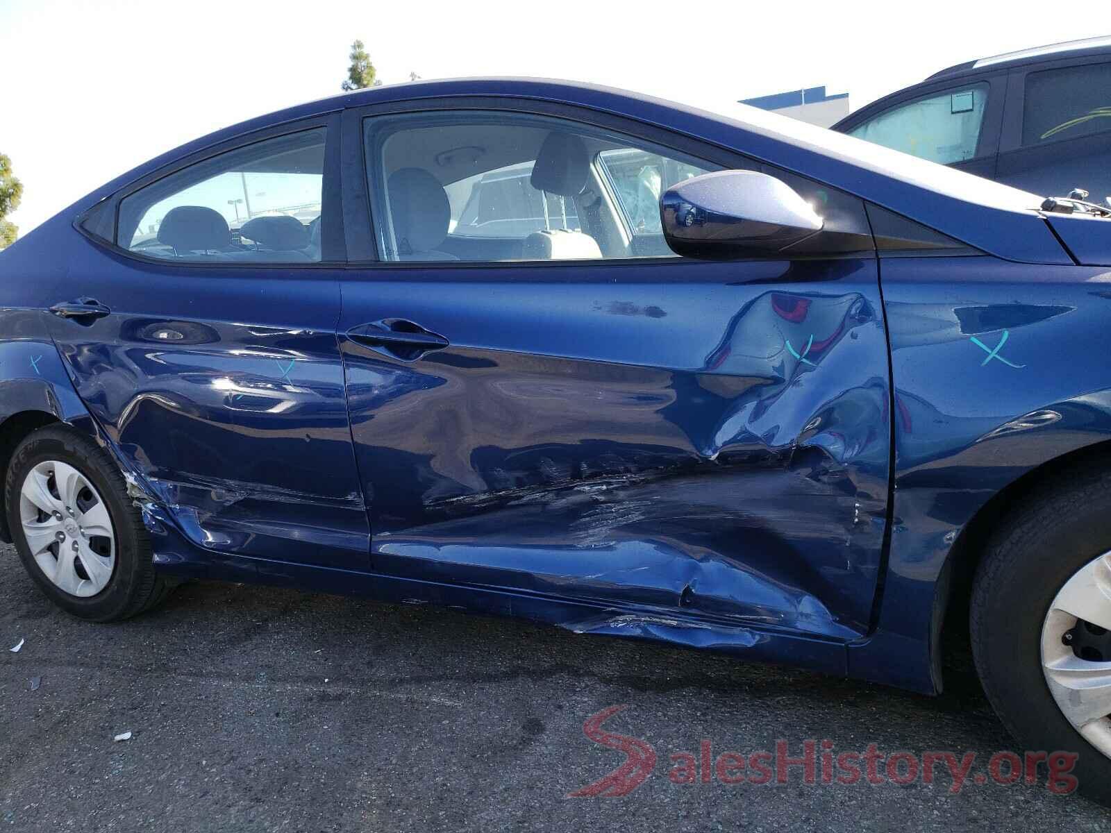 5NPDH4AE4GH702685 2016 HYUNDAI ELANTRA