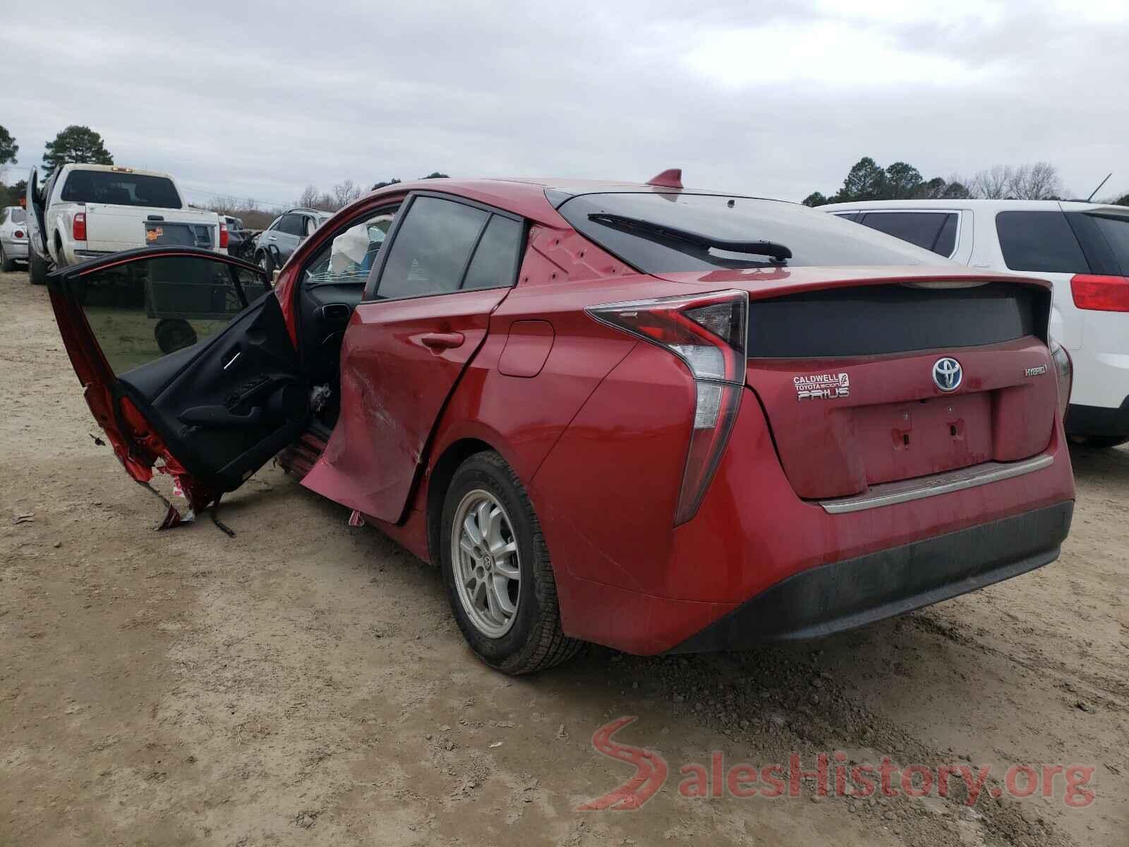 JTDKARFU1G3512699 2016 TOYOTA PRIUS