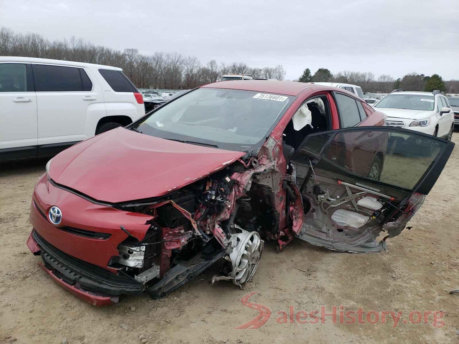 JTDKARFU1G3512699 2016 TOYOTA PRIUS