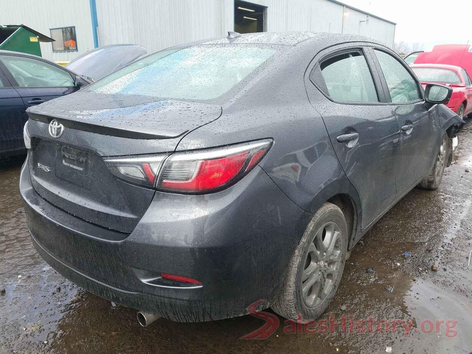 3MYDLBYV8KY524284 2019 TOYOTA YARIS