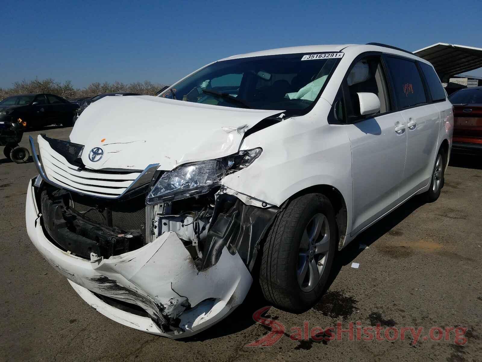 5TDKK3DC3GS708291 2016 TOYOTA SIENNA