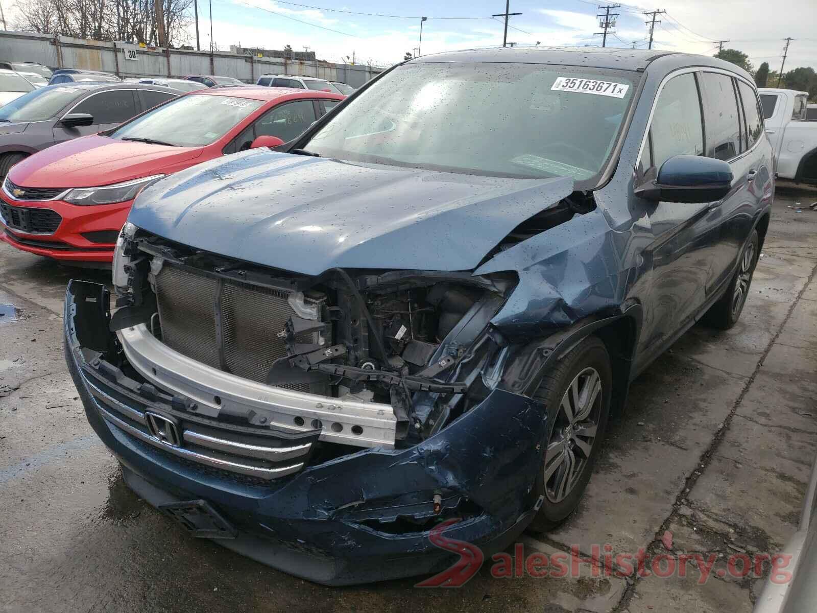 5FNYF5H71GB005378 2016 HONDA PILOT