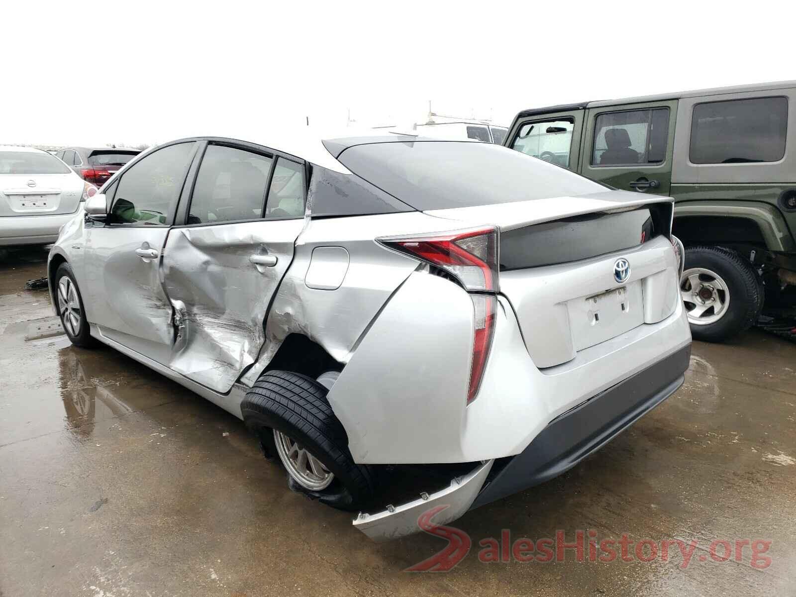 JTDKARFU5G3004347 2016 TOYOTA PRIUS