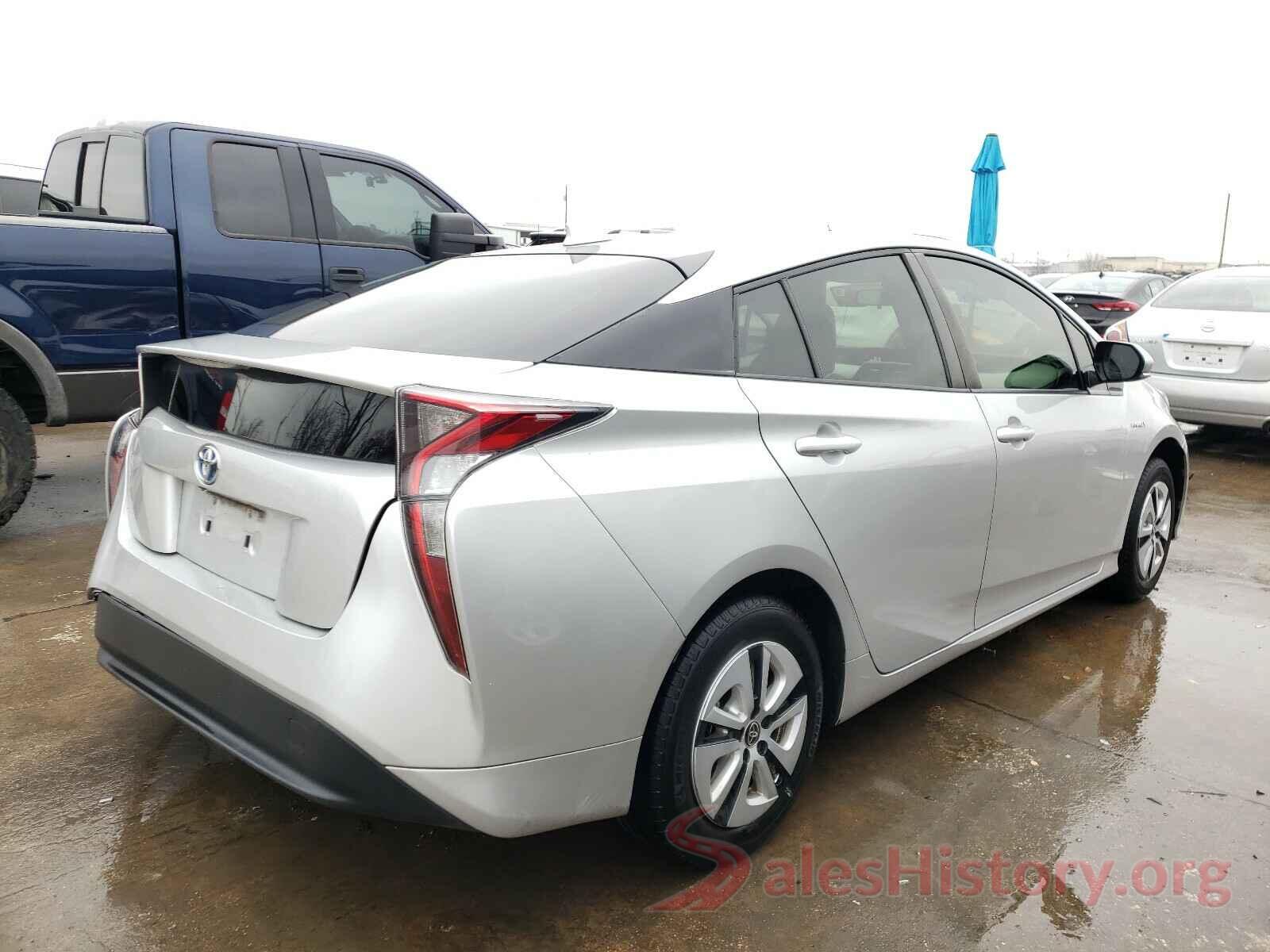 JTDKARFU5G3004347 2016 TOYOTA PRIUS