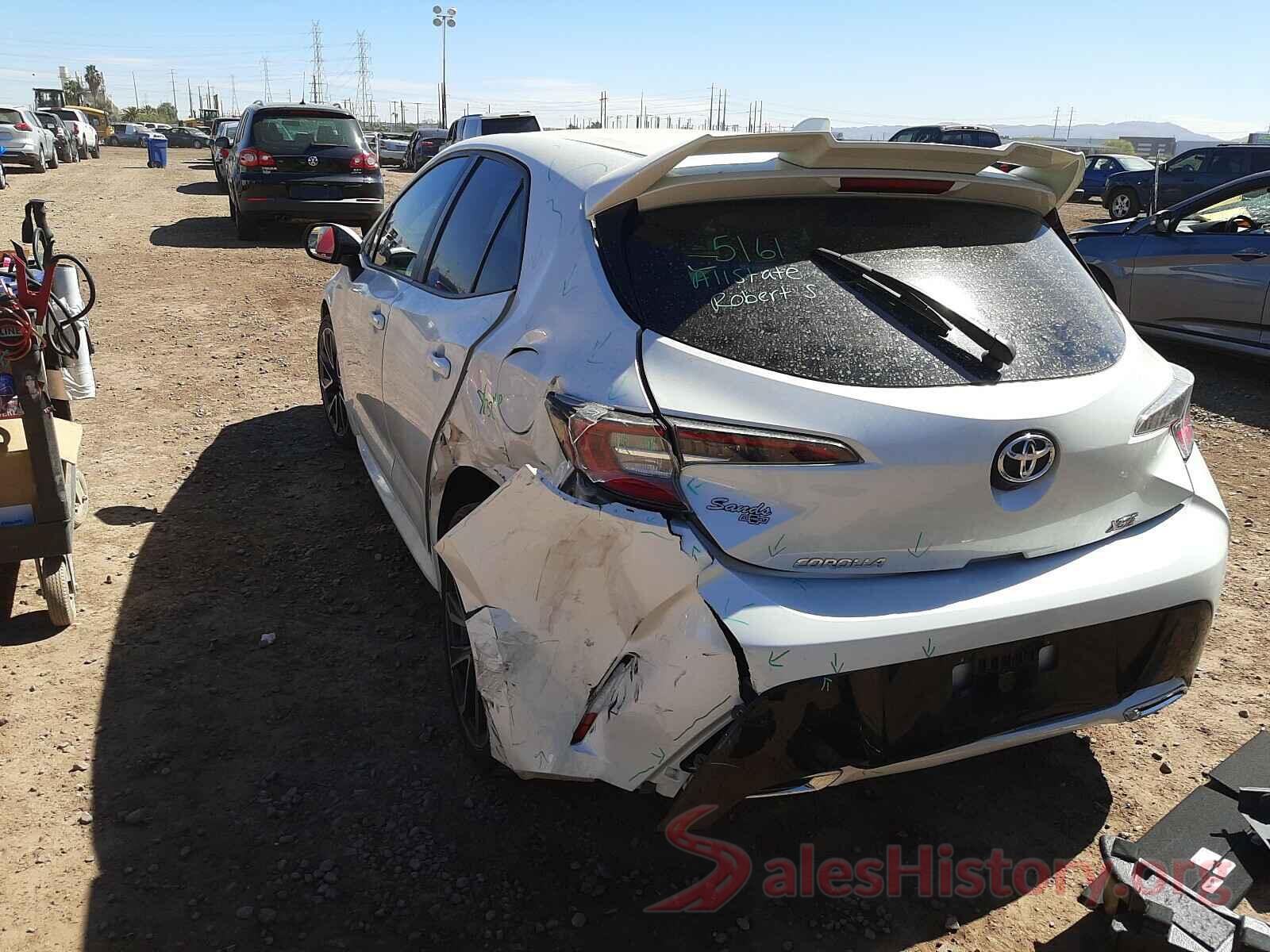 JTNK4RBE3K3005166 2019 TOYOTA COROLLA