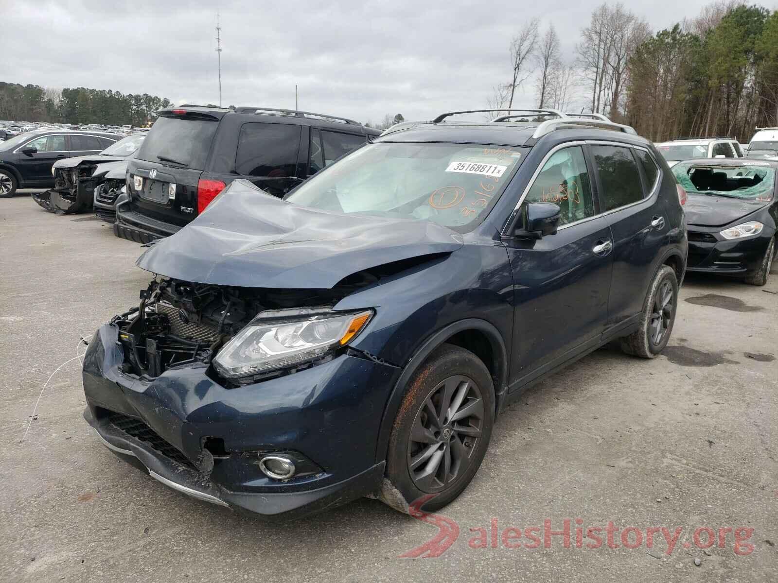 5N1AT2MT2GC776422 2016 NISSAN ROGUE