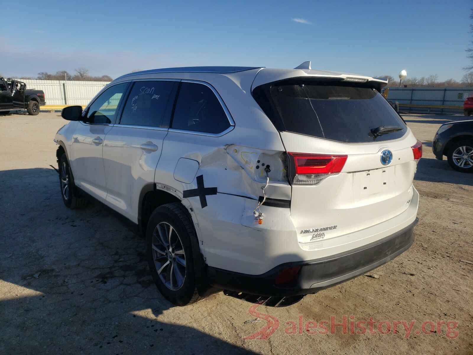 5TDJGRFH4KS063426 2019 TOYOTA HIGHLANDER