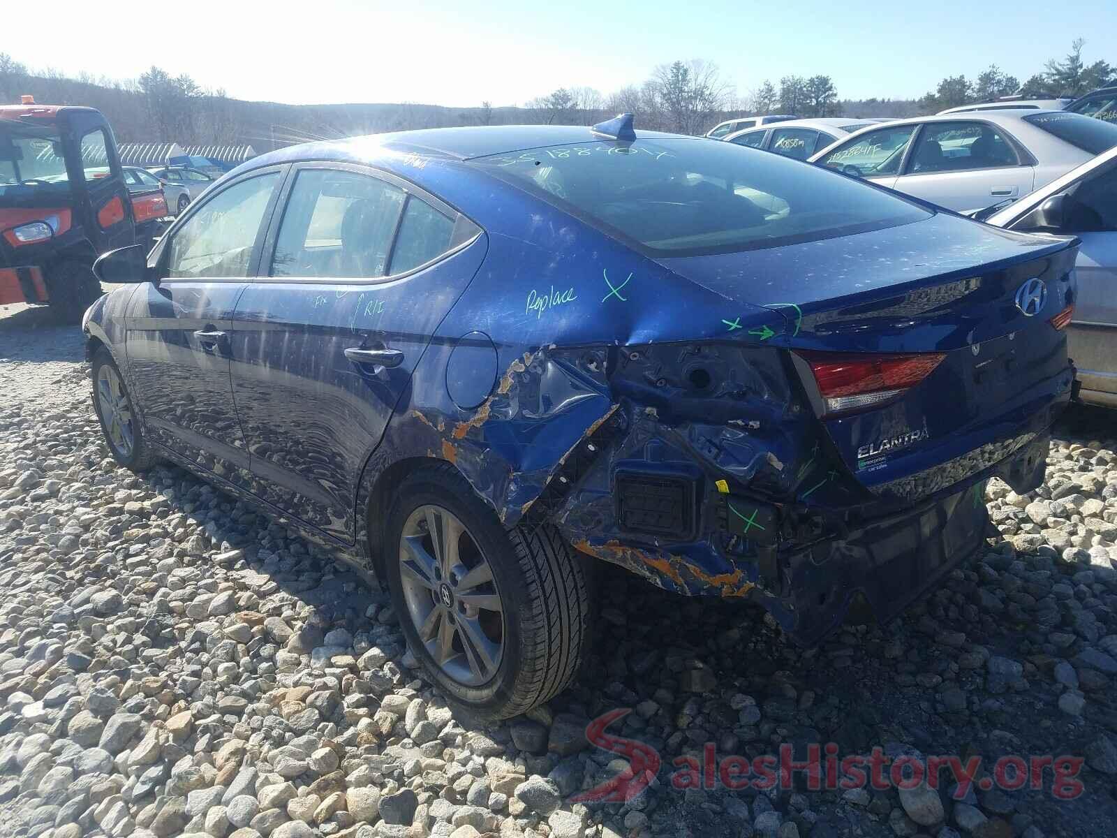 5NPD84LF3JH364371 2018 HYUNDAI ELANTRA