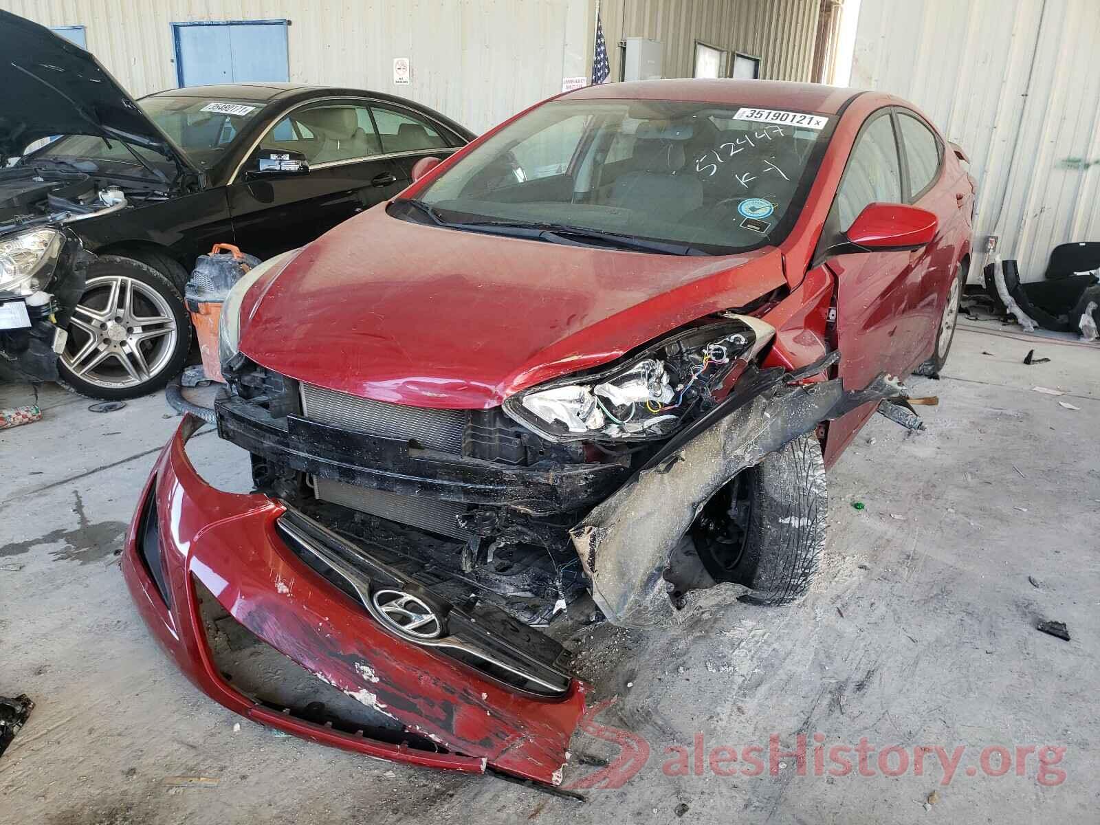 KMHDH4AE0GU512447 2016 HYUNDAI ELANTRA