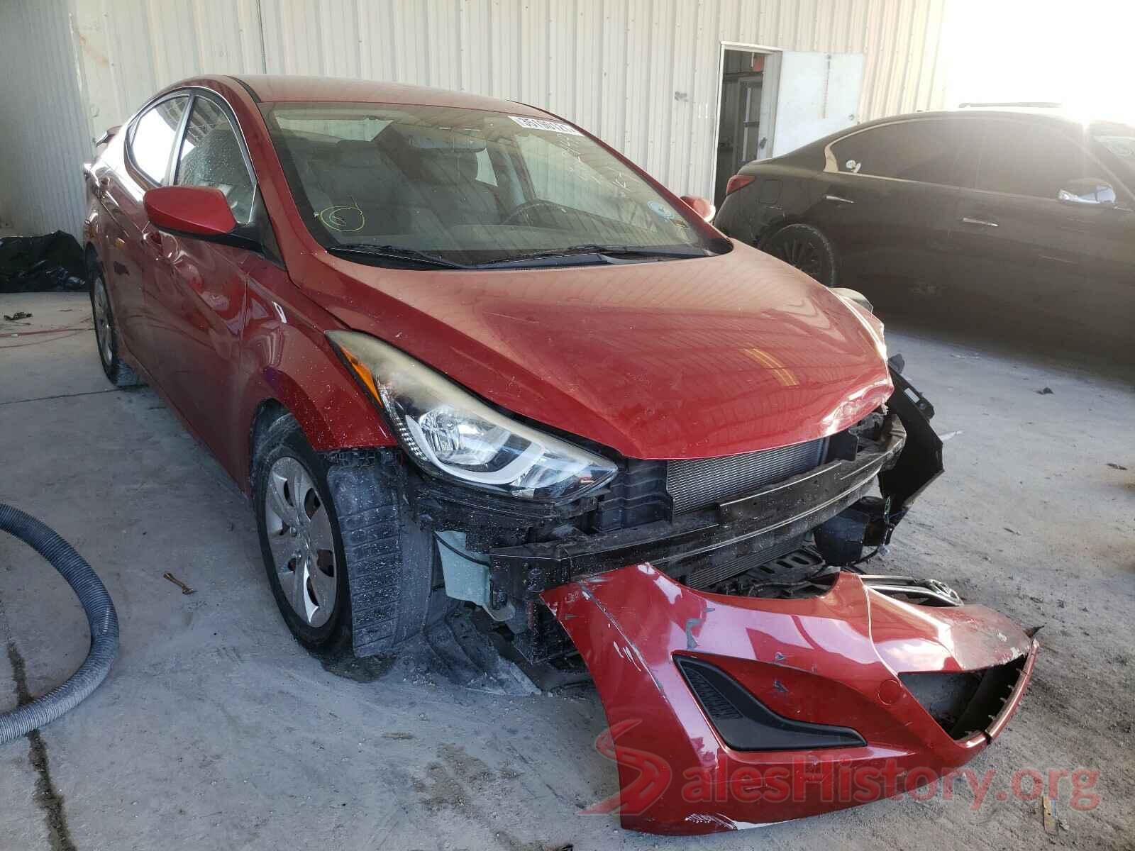 KMHDH4AE0GU512447 2016 HYUNDAI ELANTRA