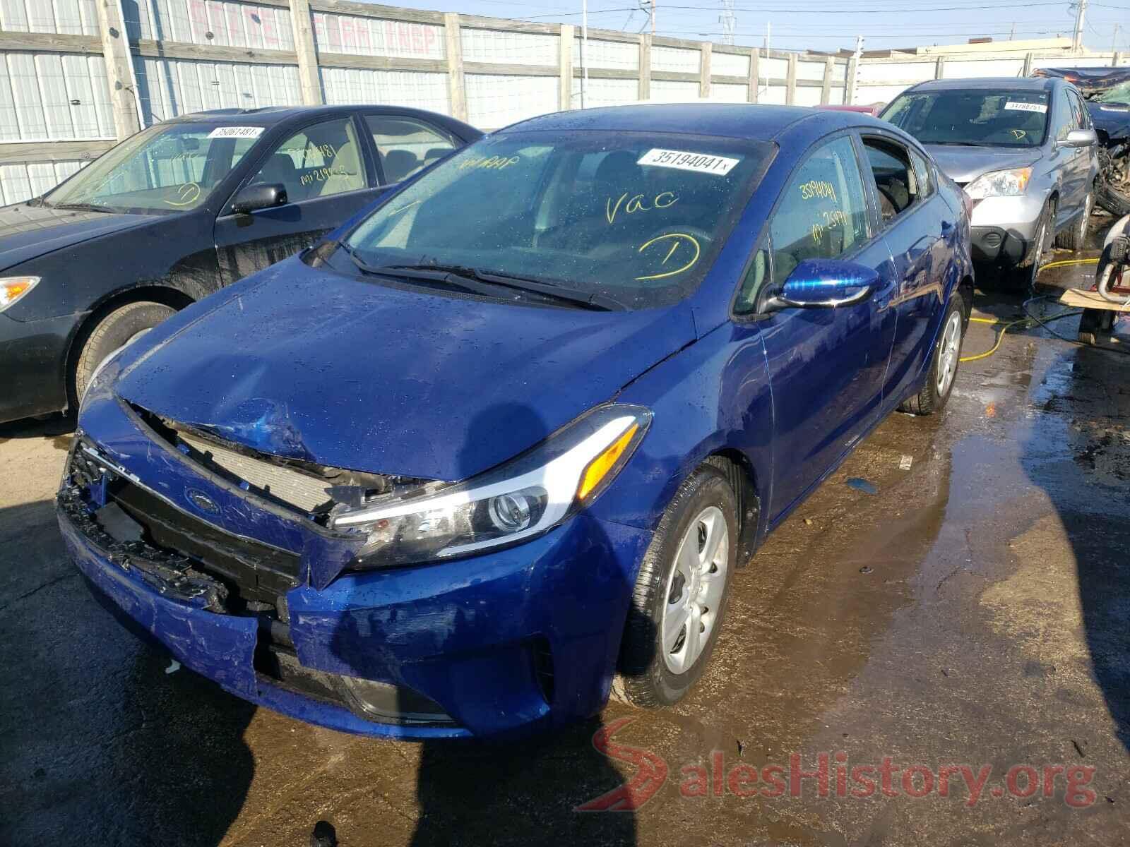 3KPFK4A7XJE283961 2018 KIA FORTE