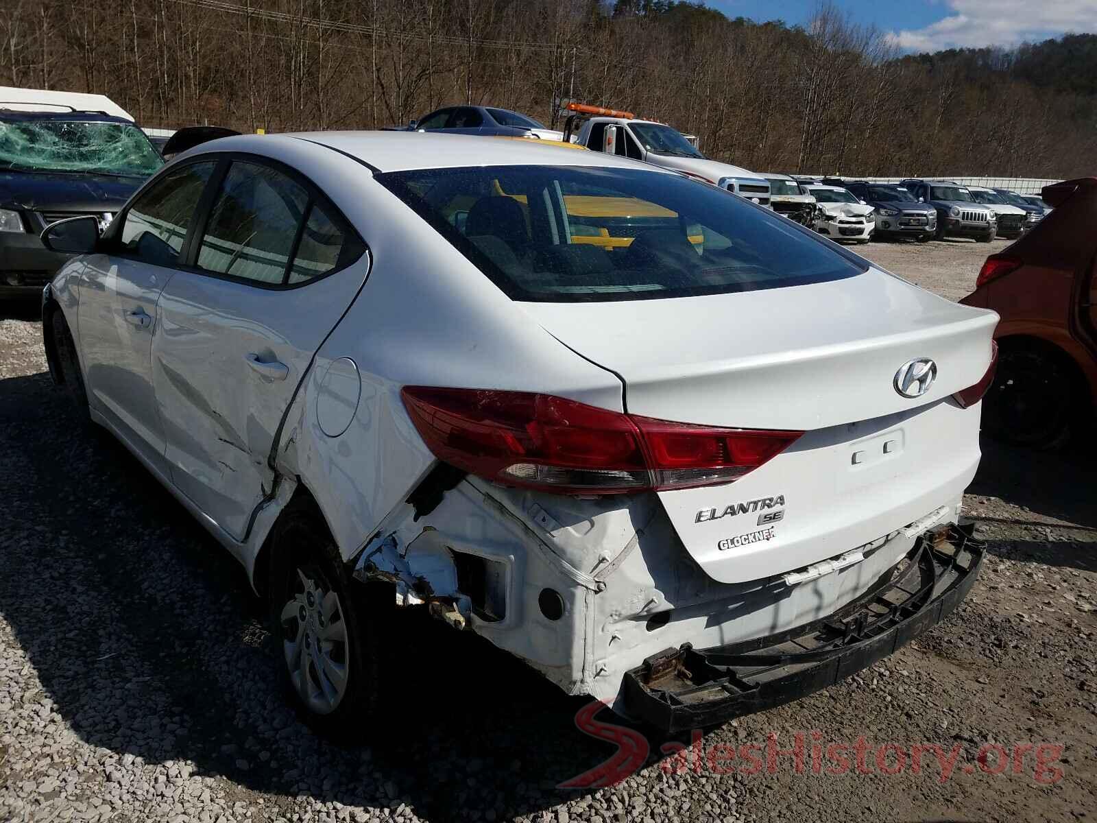 5NPD74LF3JH350523 2018 HYUNDAI ELANTRA