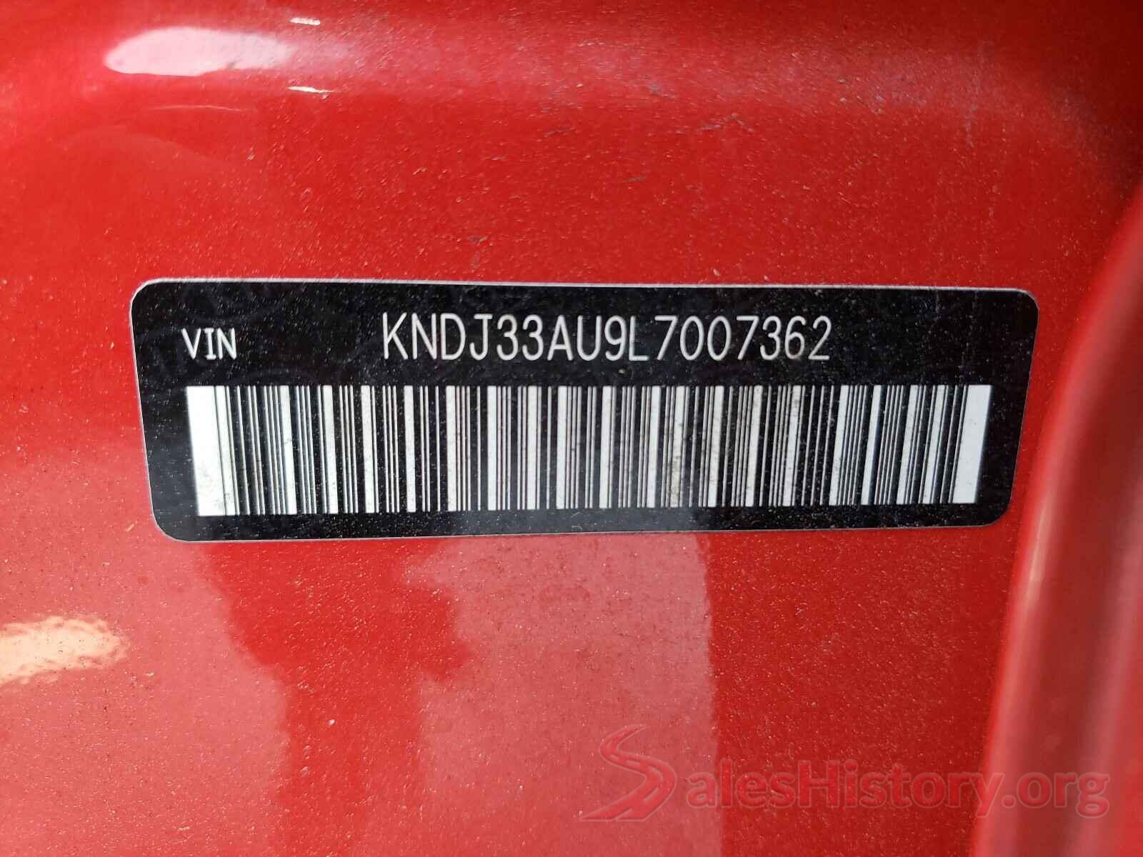 KNDJ33AU9L7007362 2020 KIA SOUL