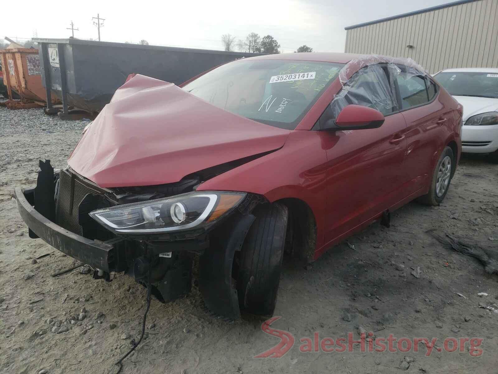 5NPD74LF5HH150690 2017 HYUNDAI ELANTRA