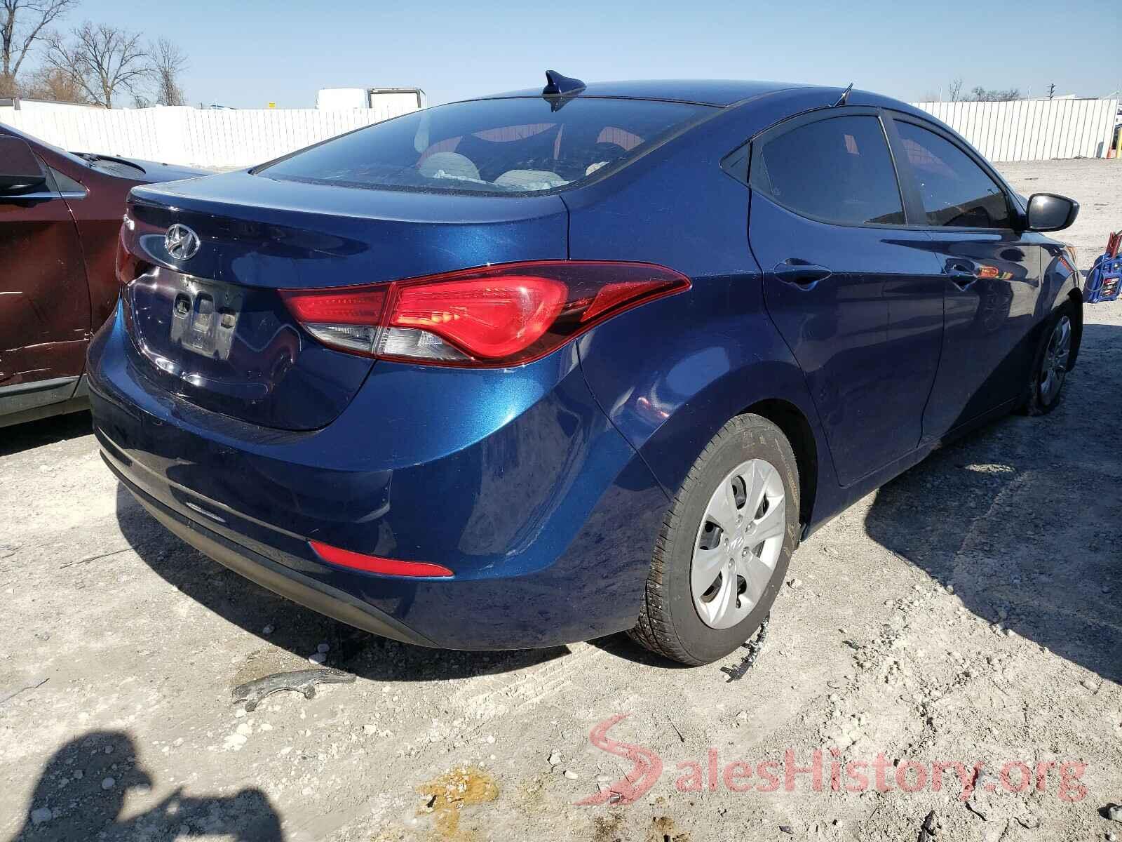 5NPDH4AE0GH754203 2016 HYUNDAI ELANTRA