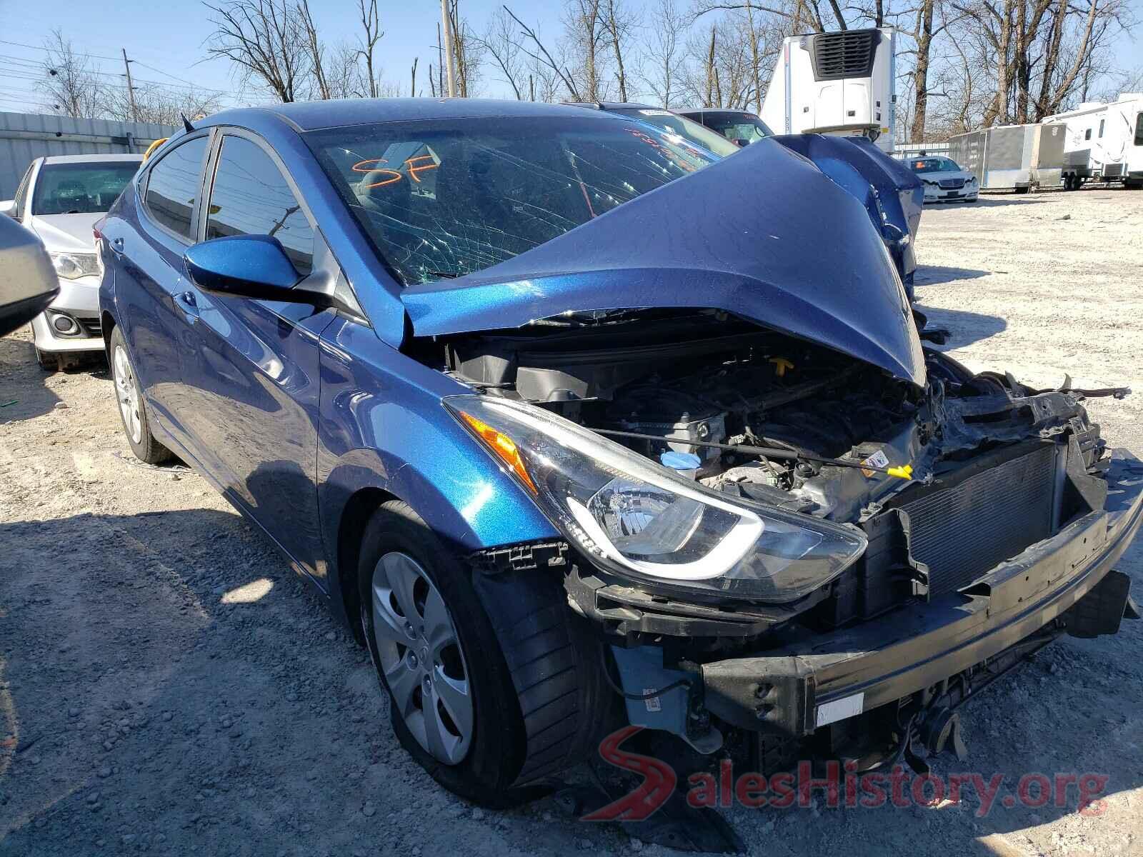 5NPDH4AE0GH754203 2016 HYUNDAI ELANTRA