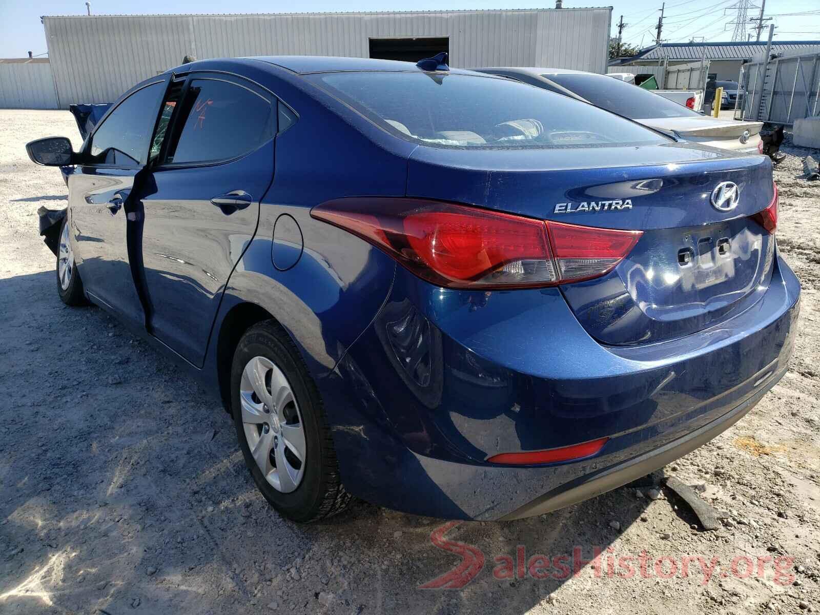 5NPDH4AE0GH754203 2016 HYUNDAI ELANTRA