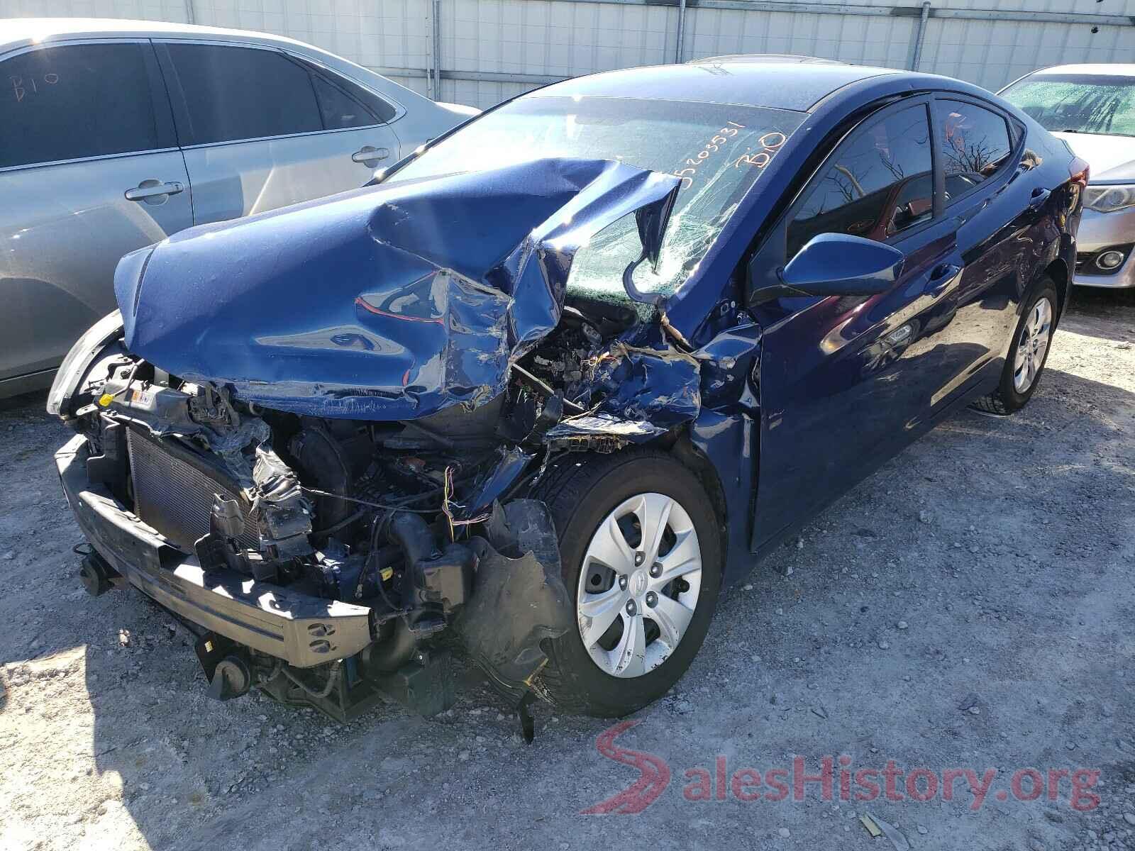 5NPDH4AE0GH754203 2016 HYUNDAI ELANTRA