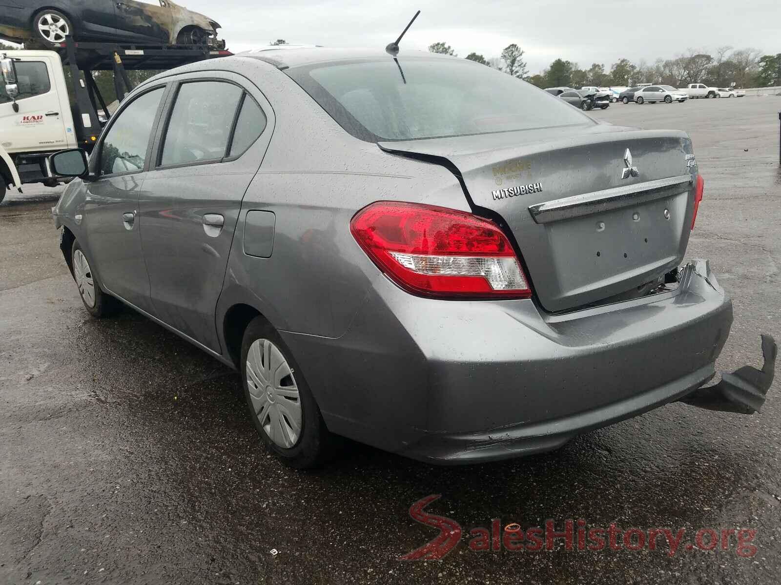 ML32F3FJ1HHF10675 2017 MITSUBISHI MIRAGE