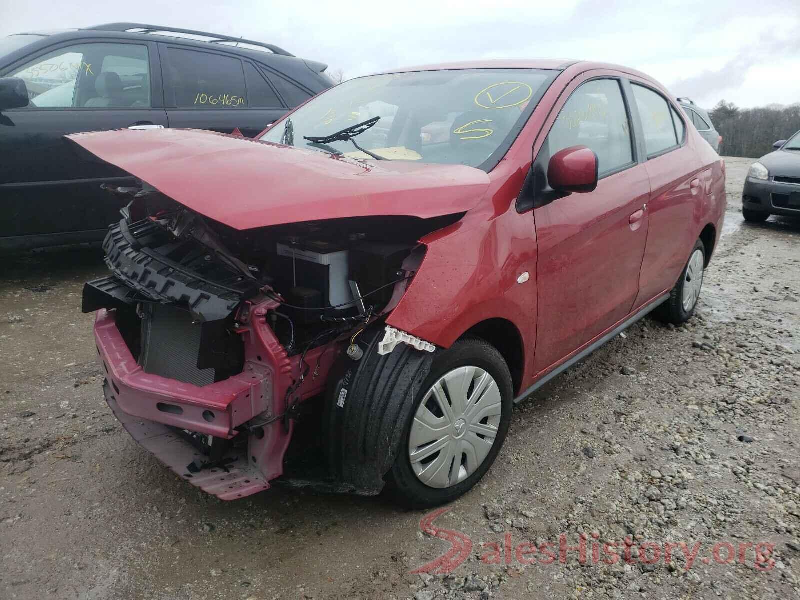 ML32F3FJ4LHF00568 2020 MITSUBISHI MIRAGE