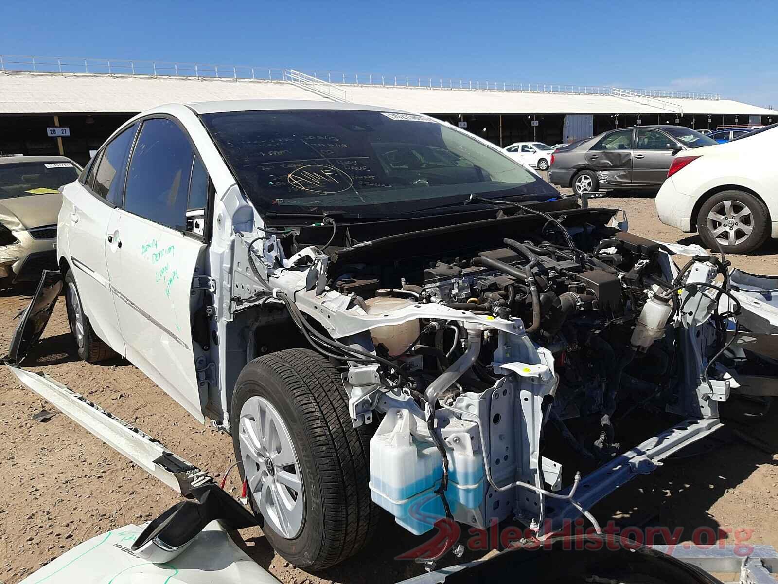 JTDKBRFUXH3027458 2017 TOYOTA PRIUS