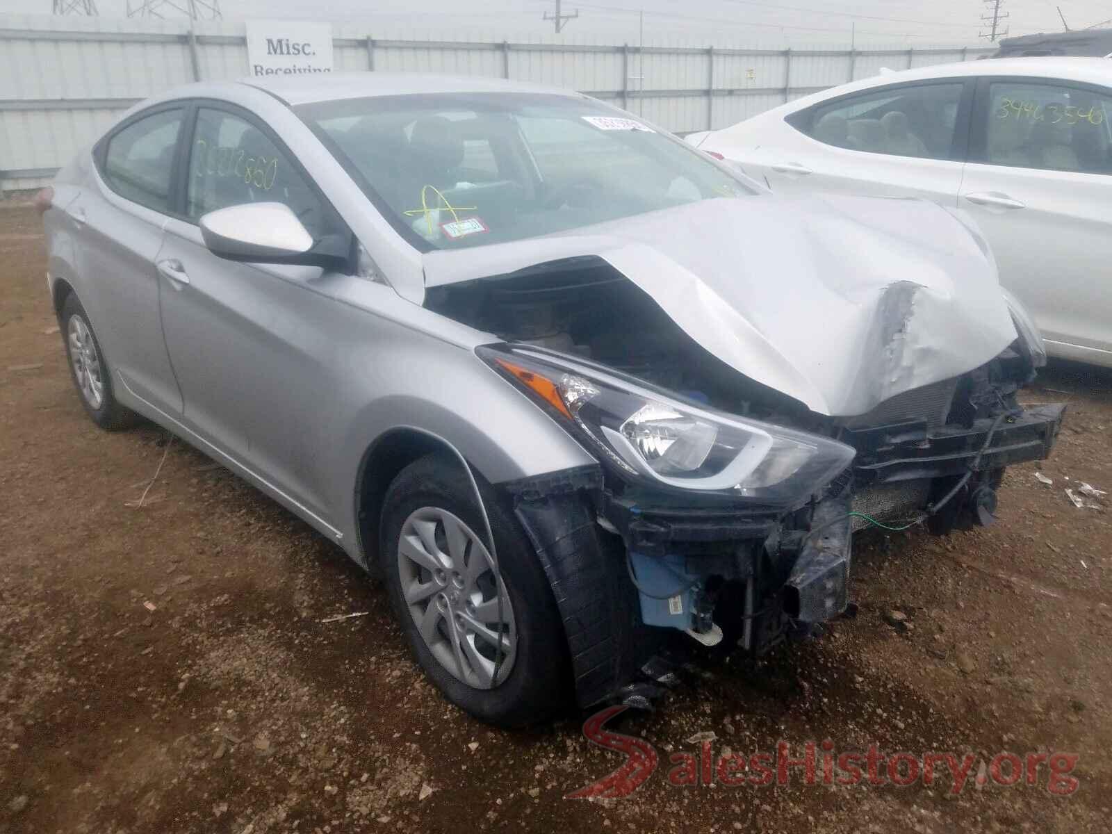 5NPDH4AE3GH673468 2016 HYUNDAI ELANTRA