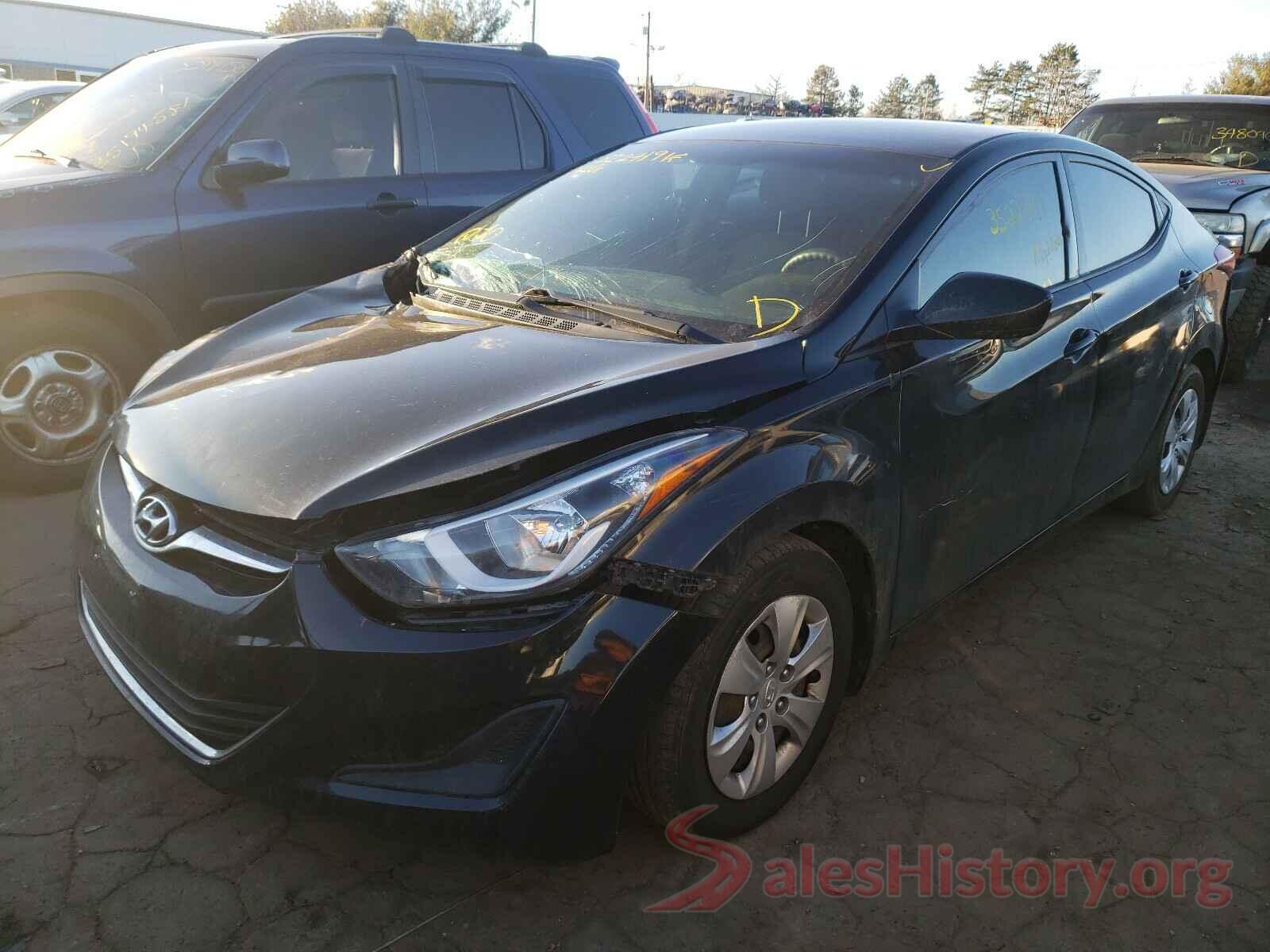 KMHDH4AEXGU573840 2016 HYUNDAI ELANTRA