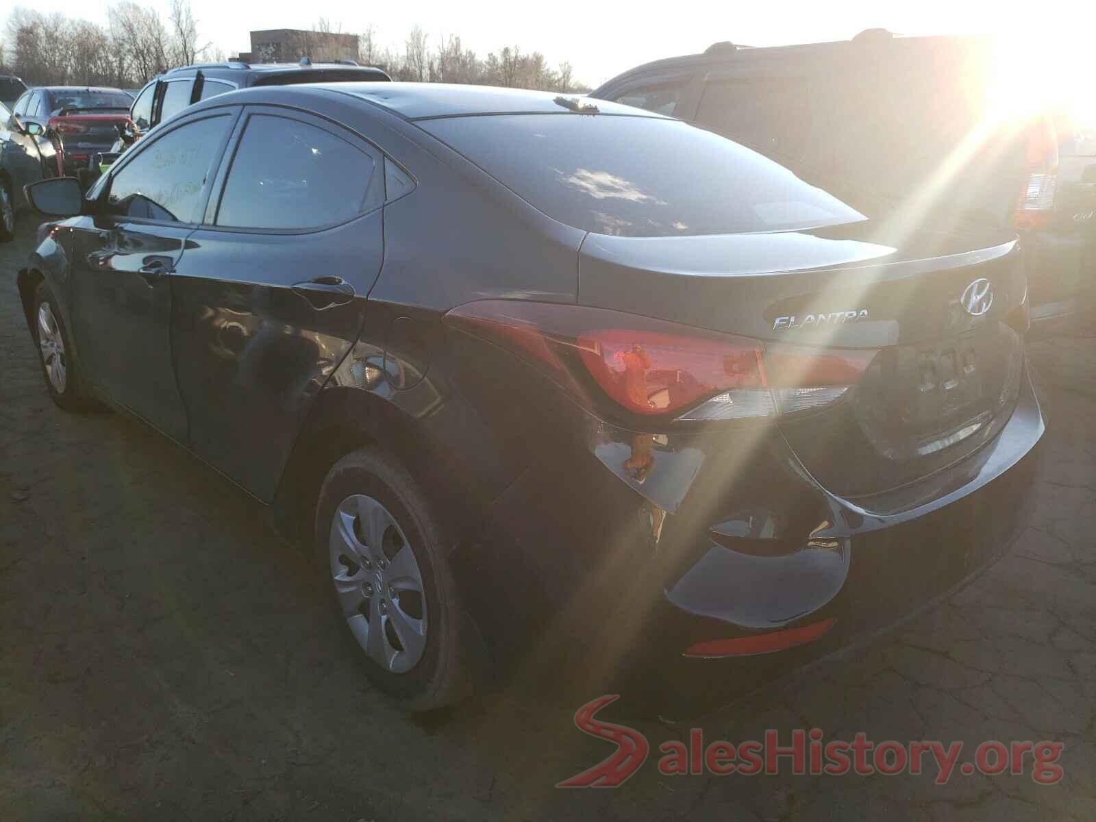 KMHDH4AEXGU573840 2016 HYUNDAI ELANTRA