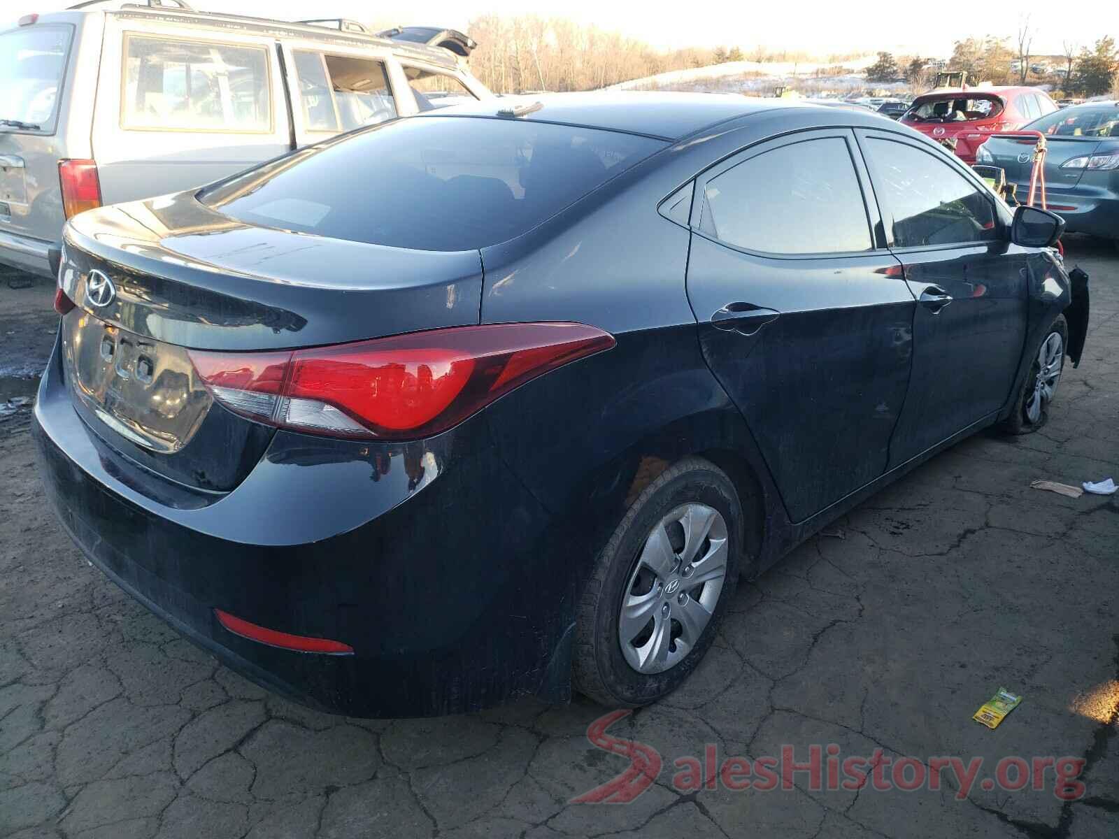 KMHDH4AEXGU573840 2016 HYUNDAI ELANTRA