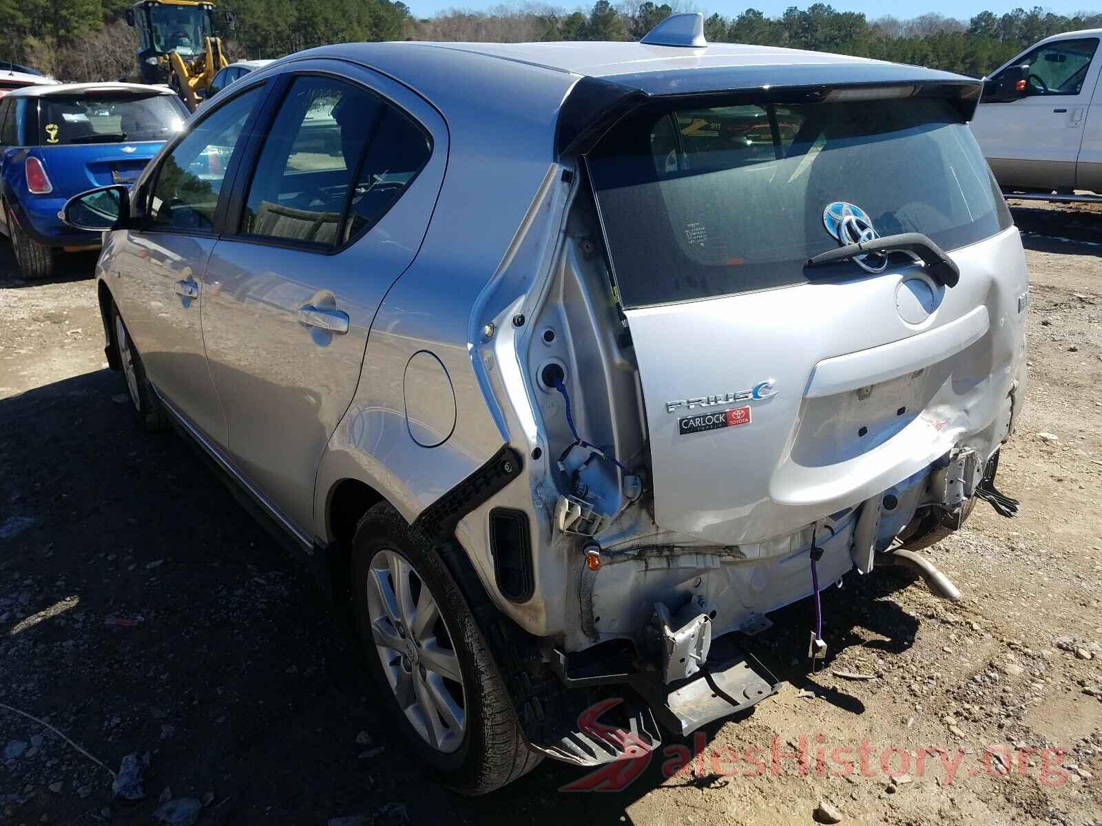 JTDKDTB33H1592649 2017 TOYOTA PRIUS