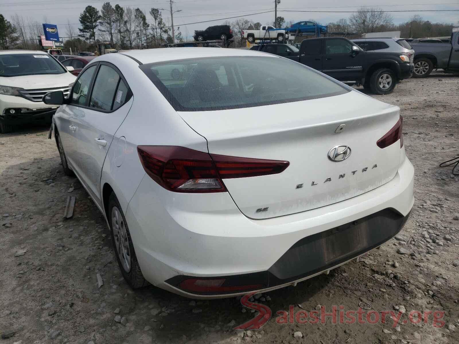 5NPD74LF4KH421620 2019 HYUNDAI ELANTRA