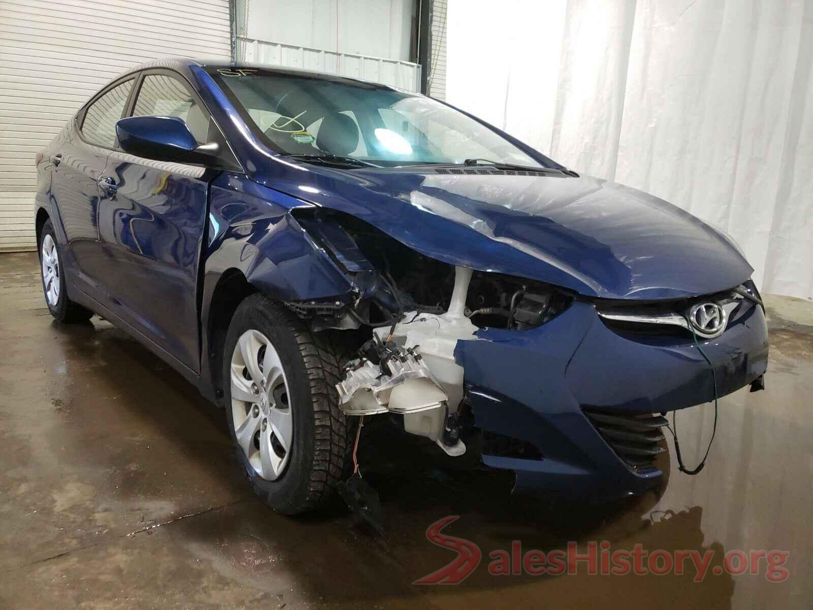 5NPDH4AE8GH737519 2016 HYUNDAI ELANTRA