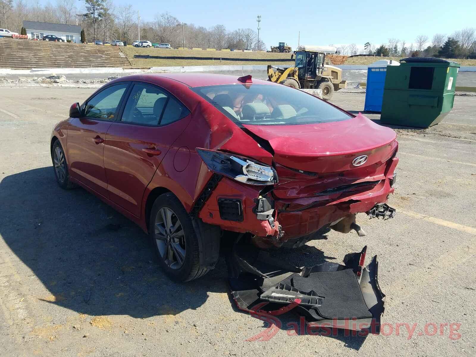 5NPD84LF3JH383695 2018 HYUNDAI ELANTRA