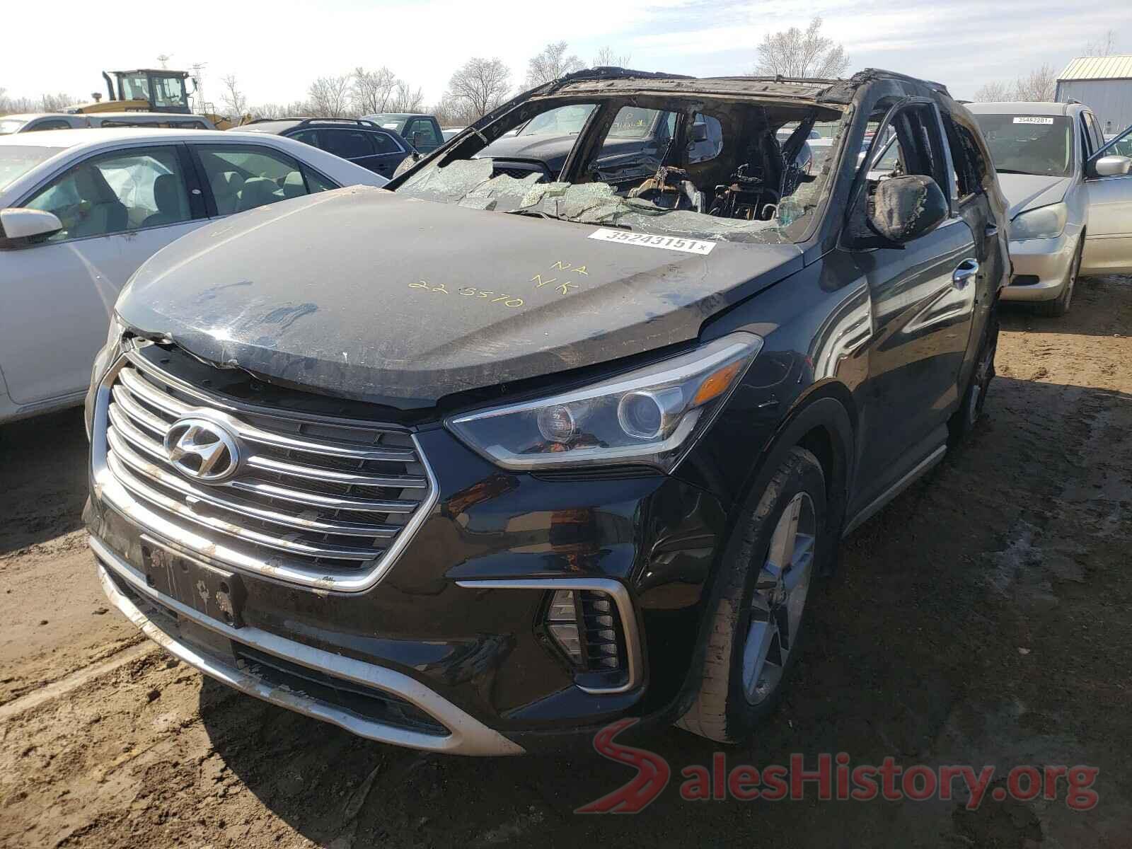 KM8SR4HF4HU225570 2017 HYUNDAI SANTA FE