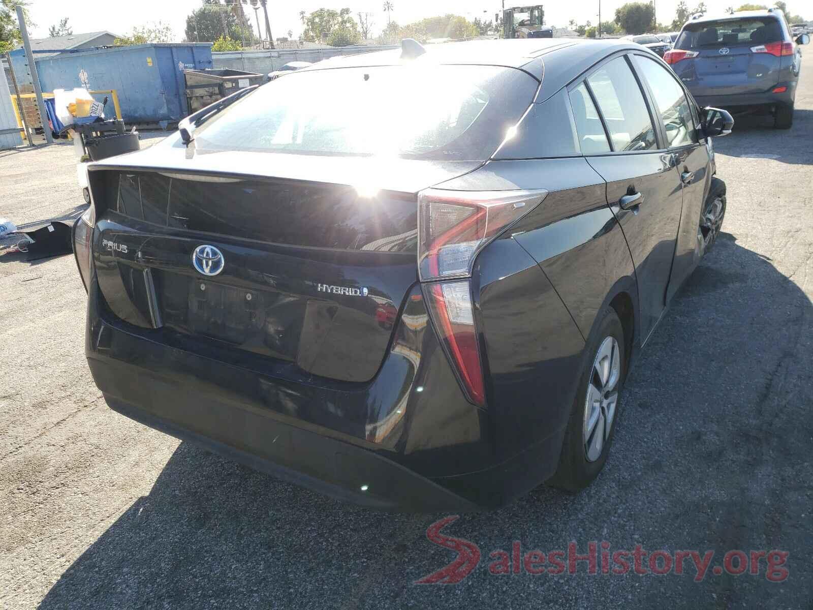 JTDKARFU0G3020729 2016 TOYOTA PRIUS