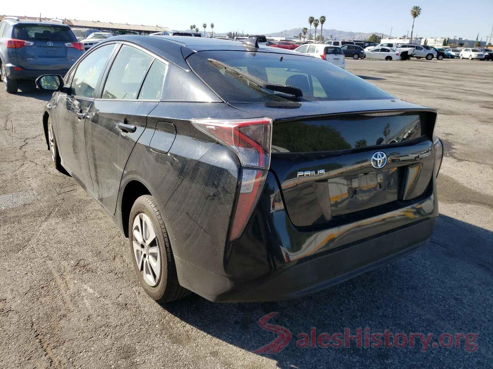 JTDKARFU0G3020729 2016 TOYOTA PRIUS