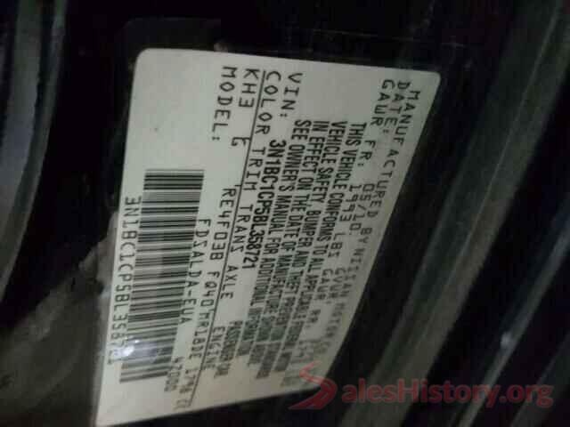 3N1BC1CP5BL358721 2011 NISSAN VERSA