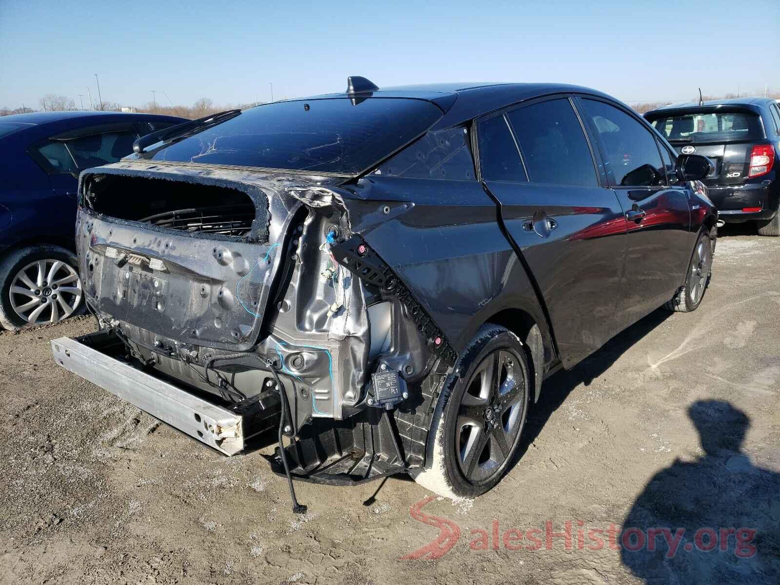 JTDKARFU4L3112775 2020 TOYOTA PRIUS