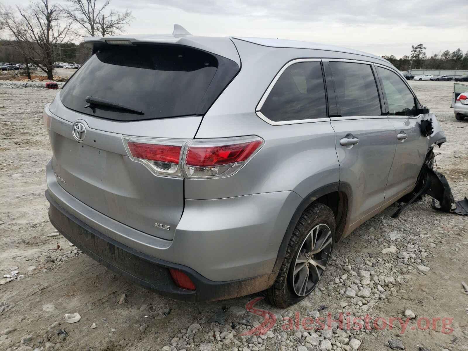 5TDKKRFH3GS124498 2016 TOYOTA HIGHLANDER