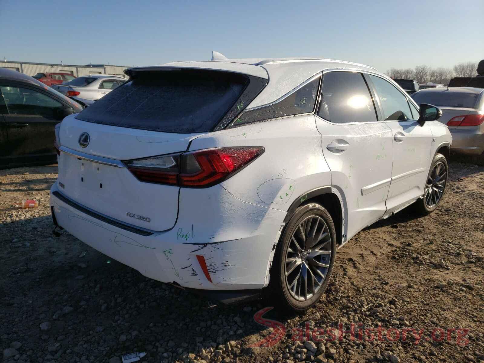 2T2BZMCA2KC169774 2019 LEXUS RX350