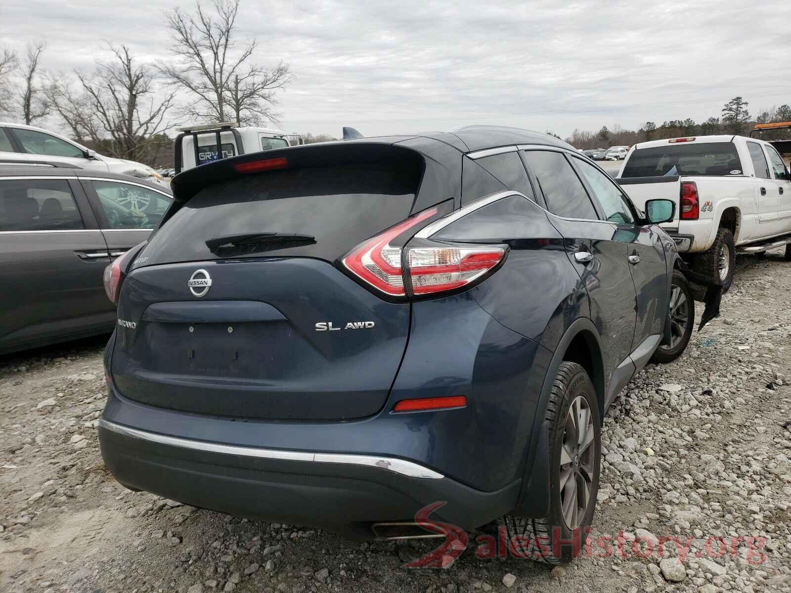 5N1AZ2MH2GN158905 2016 NISSAN MURANO