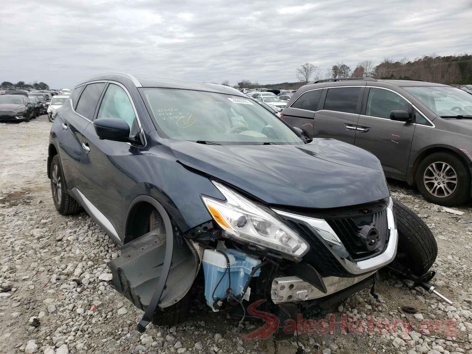 5N1AZ2MH2GN158905 2016 NISSAN MURANO