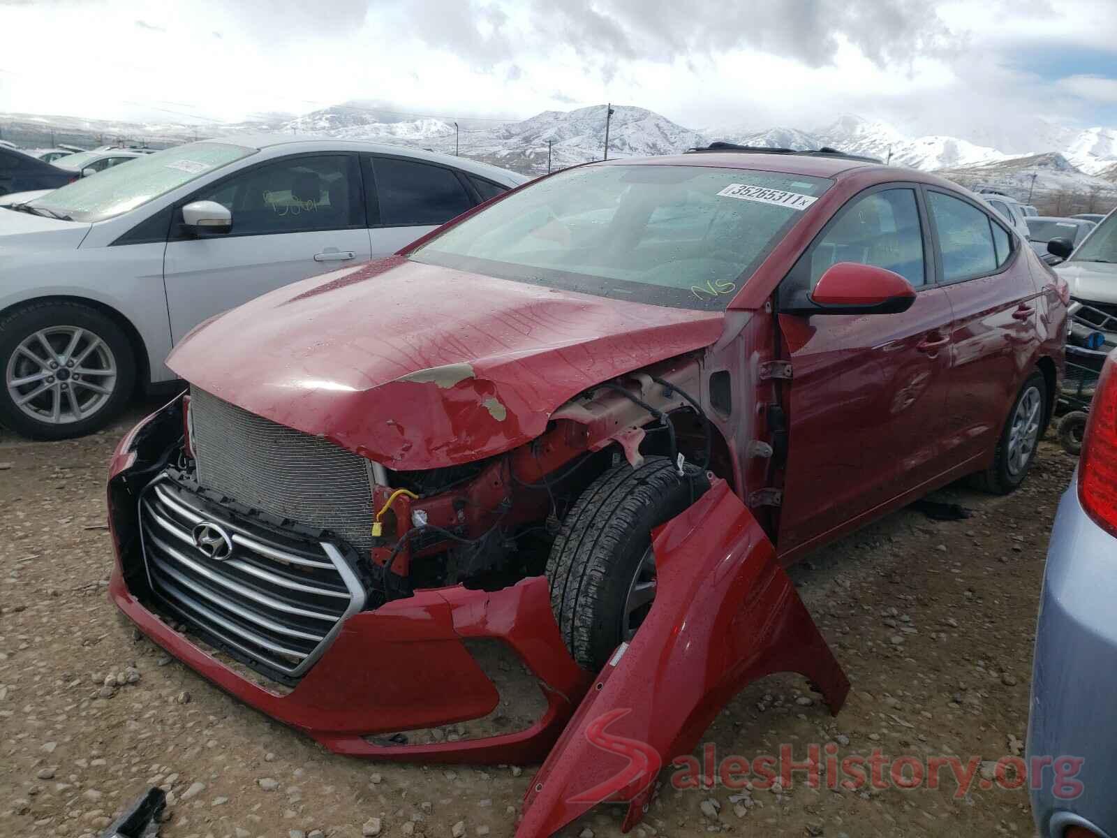 KMHD74LF6HU422813 2017 HYUNDAI ELANTRA