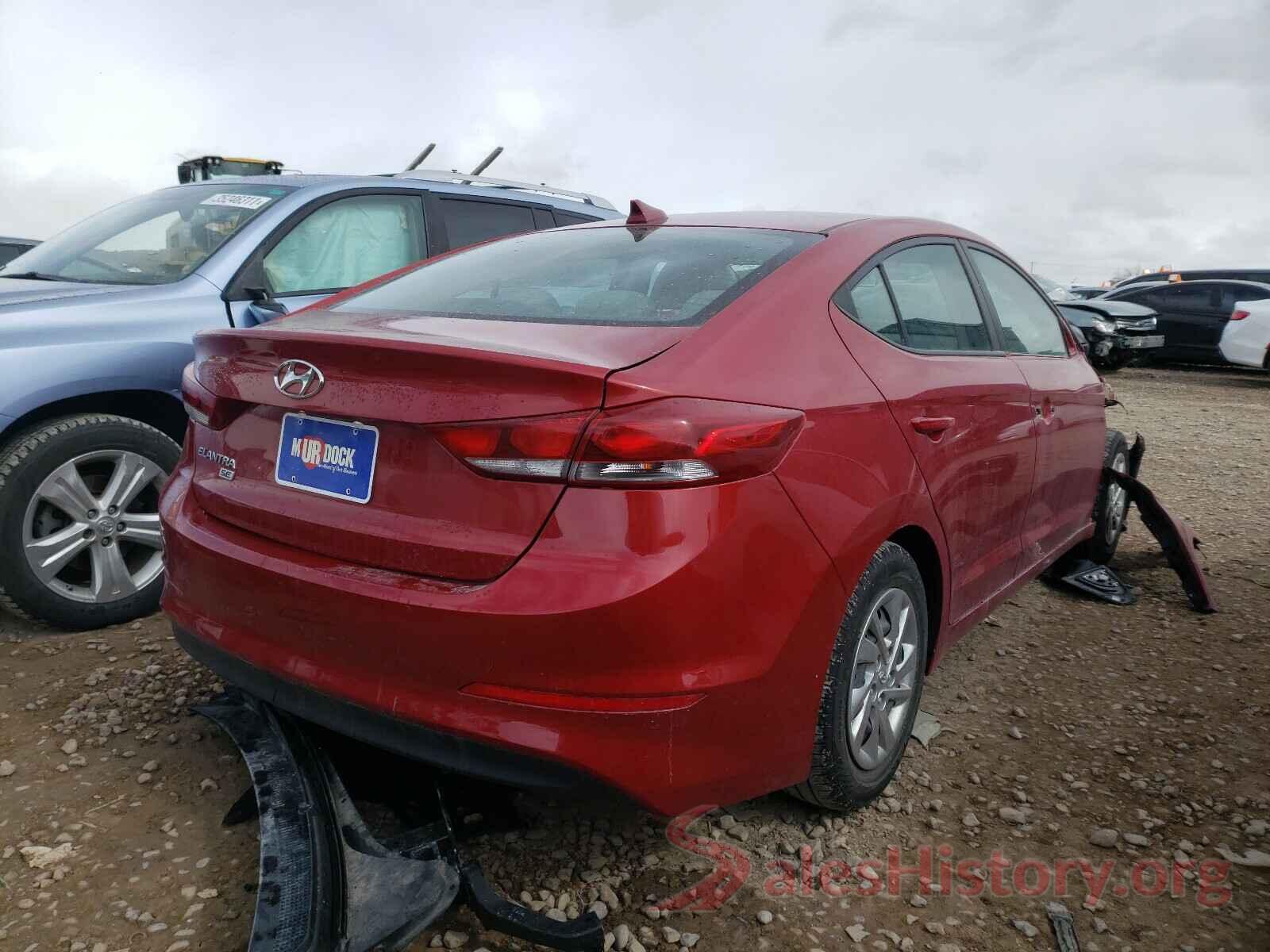 KMHD74LF6HU422813 2017 HYUNDAI ELANTRA