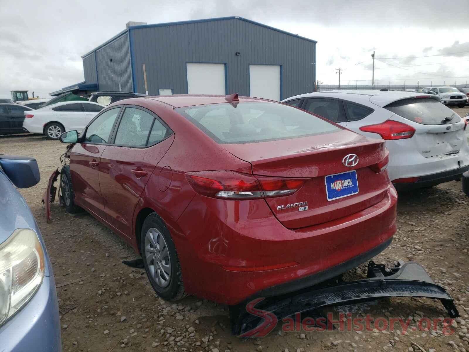 KMHD74LF6HU422813 2017 HYUNDAI ELANTRA