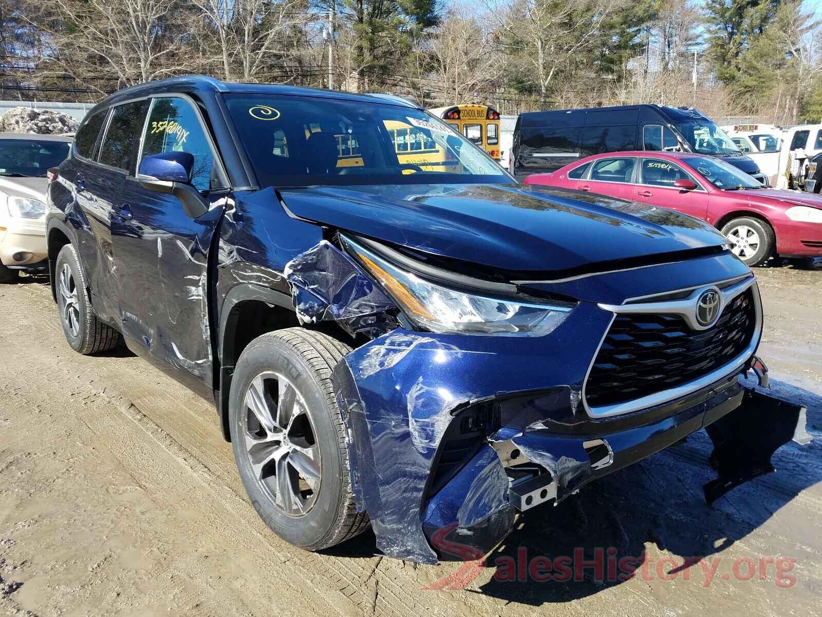 5TDGZRBH1LS017645 2020 TOYOTA HIGHLANDER