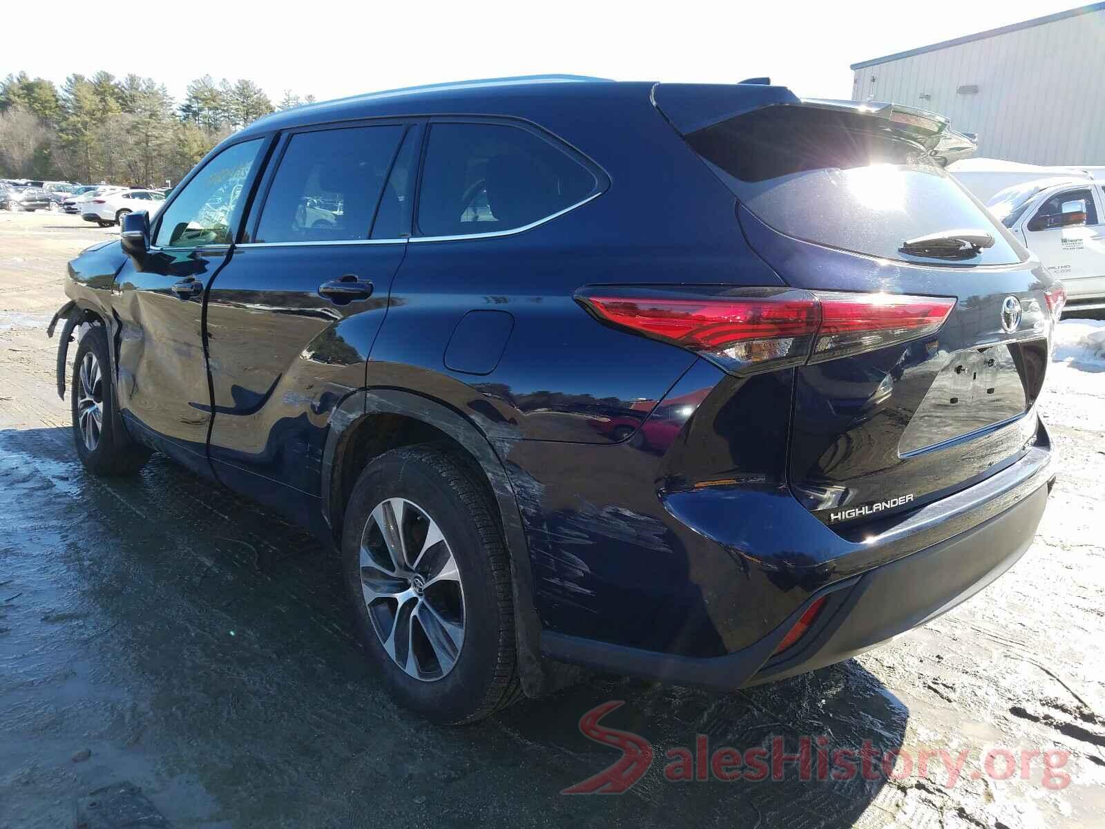 5TDGZRBH1LS017645 2020 TOYOTA HIGHLANDER